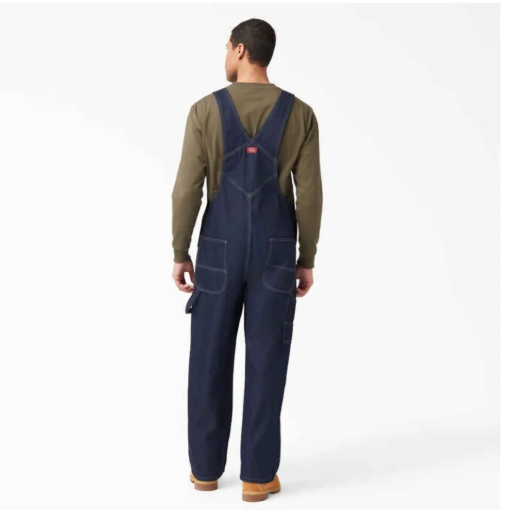 NWOT DICKIES Men'sIndigoBibOveralls-tag says34x34;BUT,fit like 38x36..Mislabeled - Picture 3 of 10
